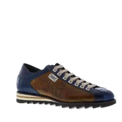 Harris 2817 Heren Sneaker Pitone Azzuro/Shade 188/Cocco