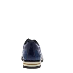 Harris 2817 Heren Sneaker Pitone Azzuro/Shade 188/Cocco