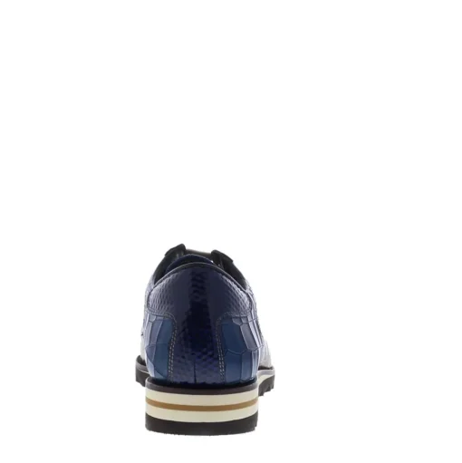 Harris 2817 Heren Sneaker Pitone Azzuro/Shade 188/Cocco