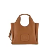 Hogan H Bag Shopping Tas Cognac Scuro