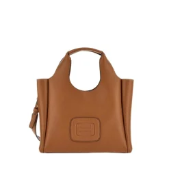 Hogan H Bag Shopping Tas Cognac Scuro
