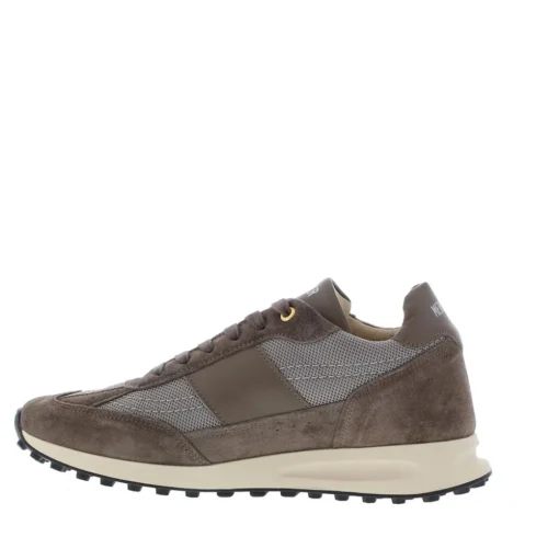 Mercer The Lebow Heren Sneaker Suede Taupe ME223004