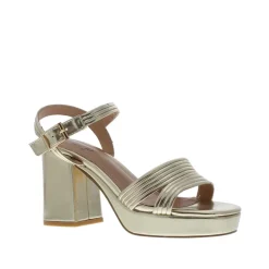 Mia&Jo Trixie Plateau Sandaal Gold