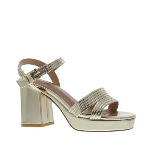 Mia&Jo Trixie Plateau Sandaal Gold