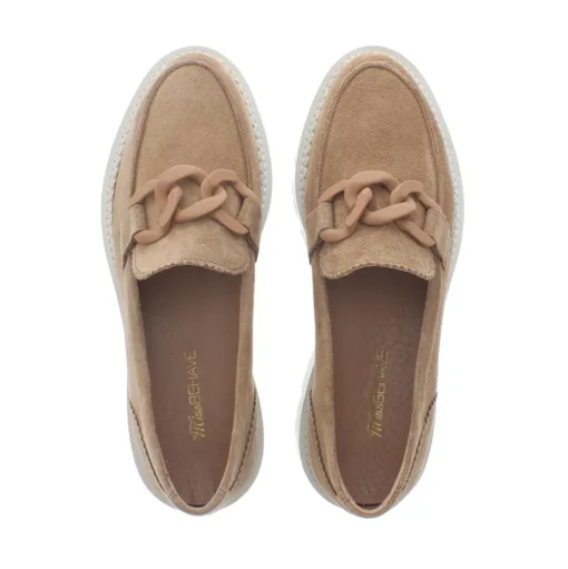 Miss Behave Bee Bold 4 Dames Loafer Camel