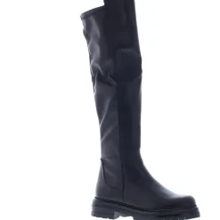 Miss Behave Dames Overknee Profiel Vitello Nero