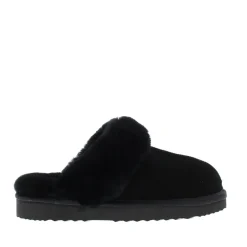 Never Mind Caiya Dames Pantoffel Black Suede