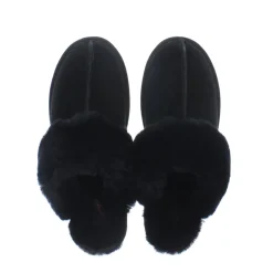 Never Mind Caiya Dames Pantoffel Black Suede