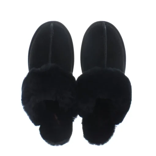 Never Mind Caiya Dames Pantoffel Black Suede