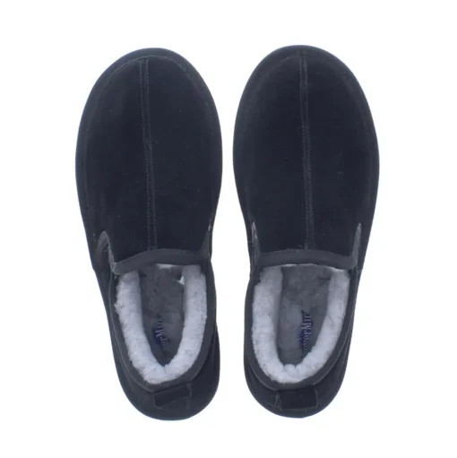 Never Mind Nuwan Heren Pantoffel Black Cow
