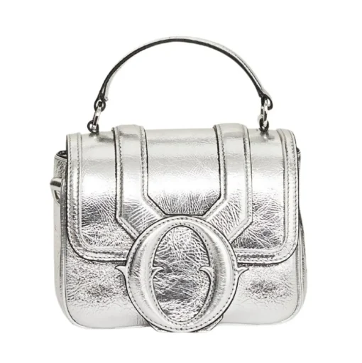 Otto d'Ame Tessorino Mini Dames Tas Argento