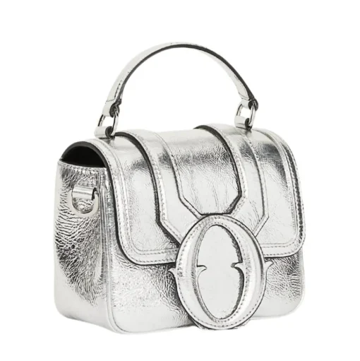 Otto d'Ame Tessorino Mini Dames Tas Argento