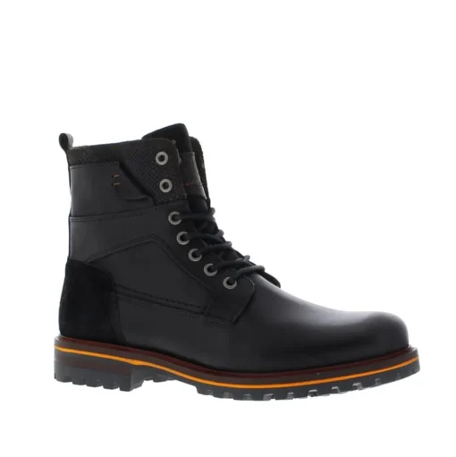 Rapid Soul Loek Heren Veterboot Black
