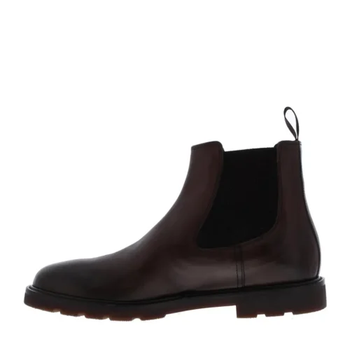 Rossano Bisconti Heren Chelsea Leer Light Burro Marrone
