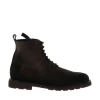 Rossano Bisconti Heren Veterboot Suede Fox Oliva