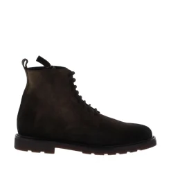 Rossano Bisconti Heren Veterboot Suede Fox Oliva
