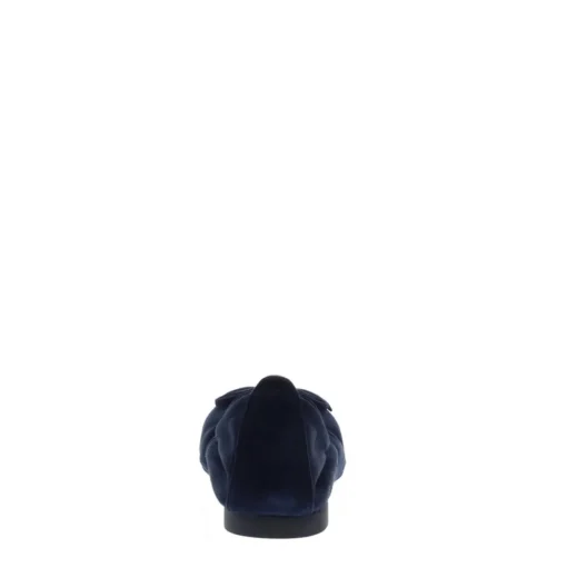 Si Haniya Dames Ballerina Dark Blue Suede