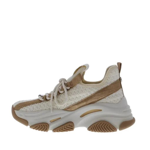 Steve Madden Project Dames Sneaker Cream/Gold