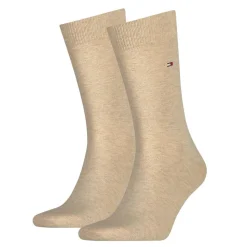 Tommy Hilfiger Classic 2-Pack Heren Sokken Light Beige