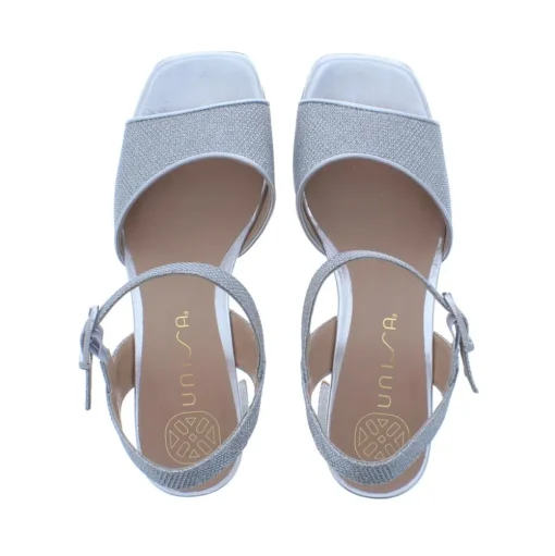 Unisa Odran Dames Sandalet EV Silver