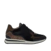 VIA VAI Nora Sooth Dames Sneaker 11-1071 Kenia combi Noce