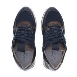 VIA VAI Nora Sooth Dames Sneaker 11-1071 Kenia combi Noce