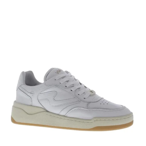 VIA VAI Sam Levi Dames Sneaker 02-001 Vitello combi Bianco