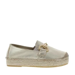 Viguera Dames Espadrille Elista Sahara Platino