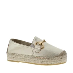 Viguera Dames Espadrille Elista Sahara Platino