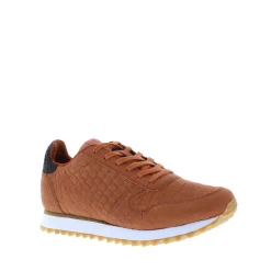 Woden Ydun Croco II Dames Sneaker Rust