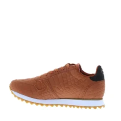 Woden Ydun Croco II Dames Sneaker Rust