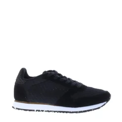 Woden Ydun Suede Mesh II Dames Sneaker Black