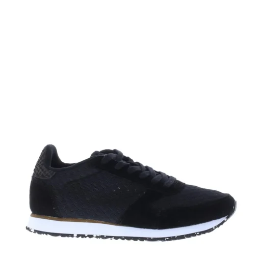 Woden Ydun Suede Mesh II Dames Sneaker Black
