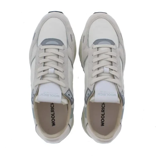 Woolrich Heren Retro Sneaker 2180 Bianco