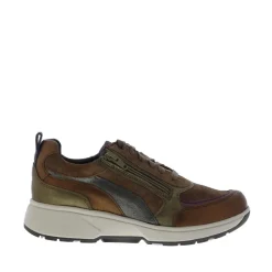 Xsensible Valletta HX Dames Veterschoen Bronze Combi